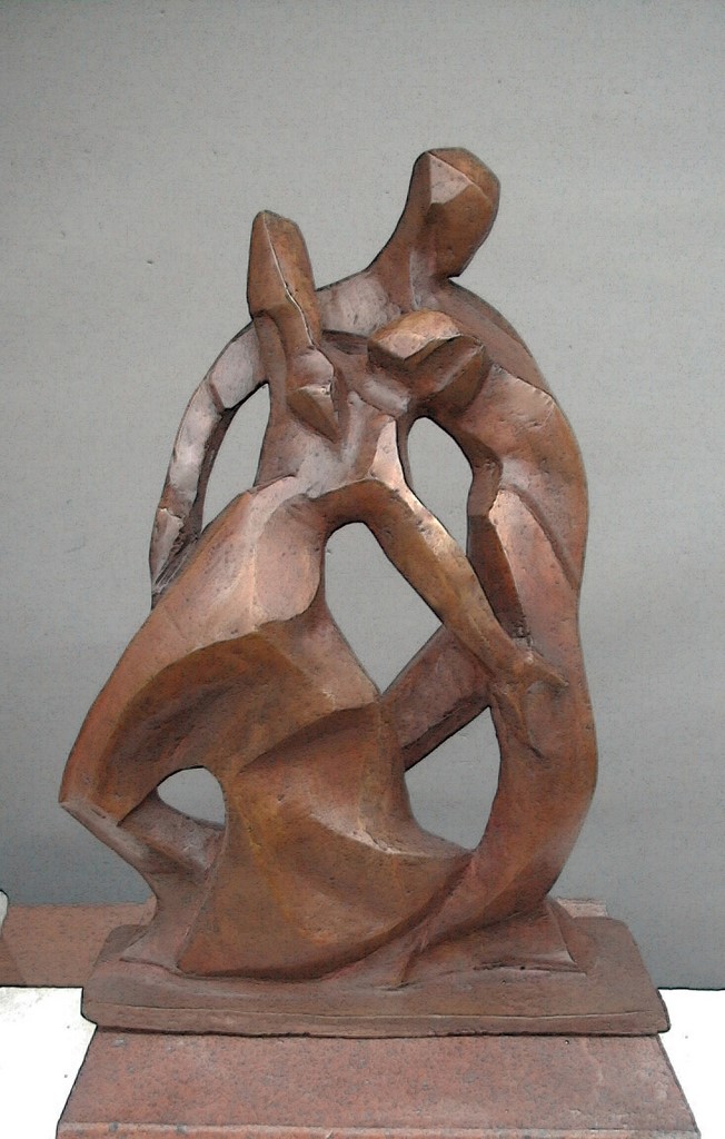 sculpture bronze "Passodoble"/Valia