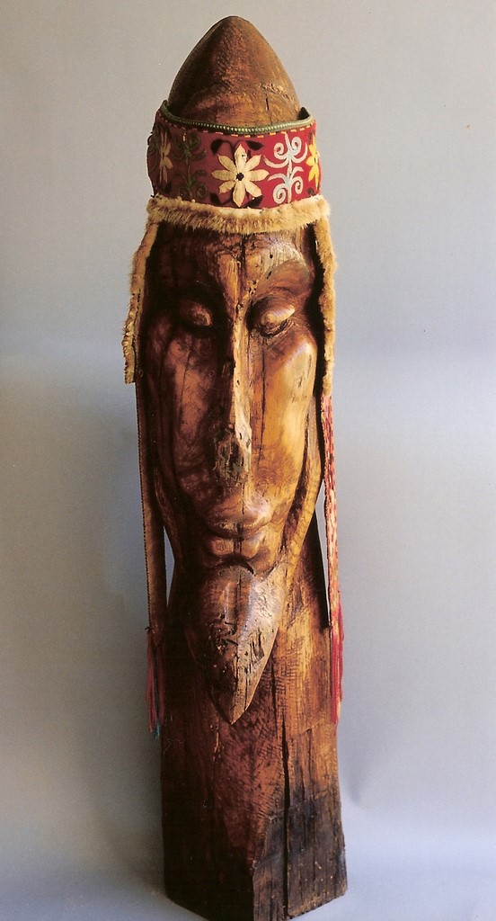 figure chamane en bois Valia