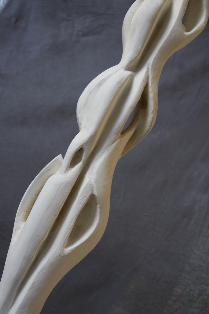Sculpture plâtre détail"Fugue"/Valia