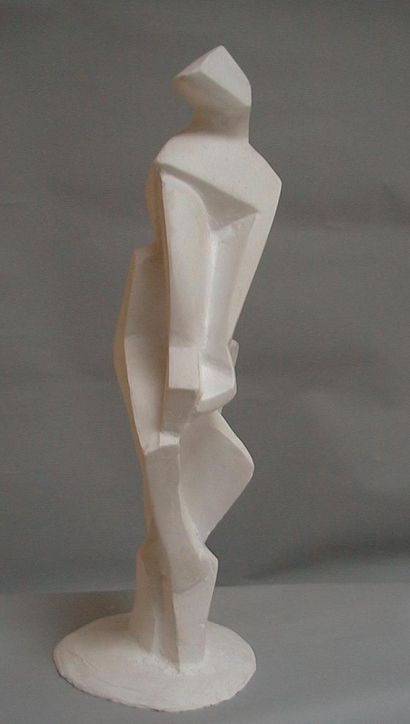 Sculpture plâtre "Petrouch"/Valia