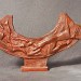 Sculpture bronze "courrants amoureux"/Valia